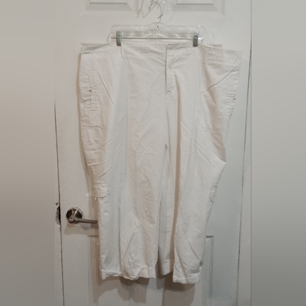White Cargo Pants